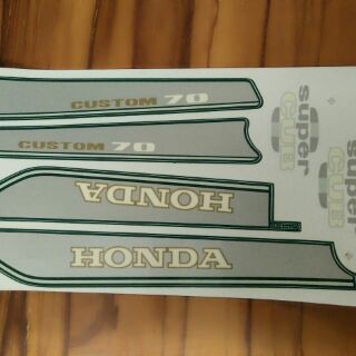Bộ tem honda custom 70 đời 92