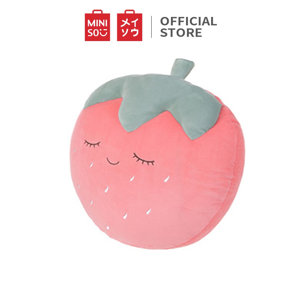 Dâu tây nhồi bông đáng yêu Miniso Fruit Series (Hồng)