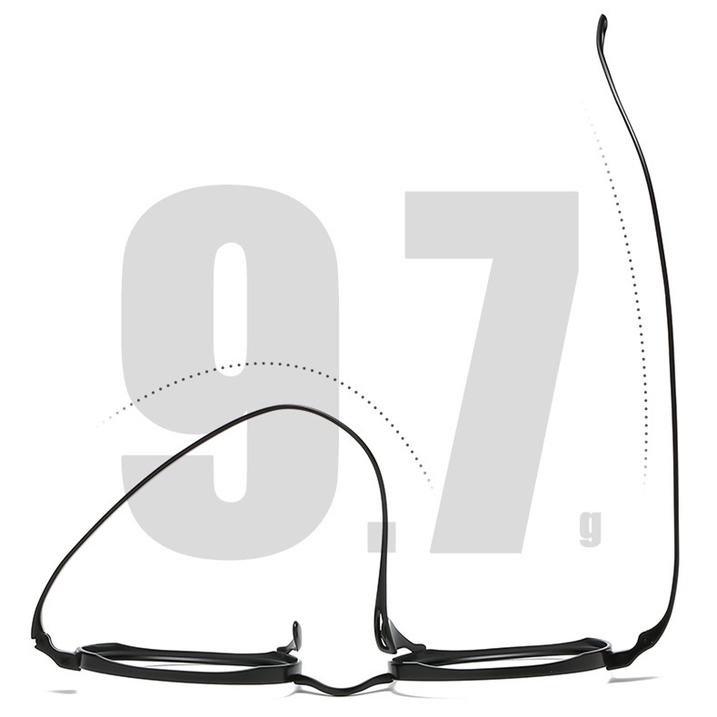 Mắt Kính Gọng Titan 9g Siêu Nhẹ Phong Cách Retro Nhật Bản kmn114