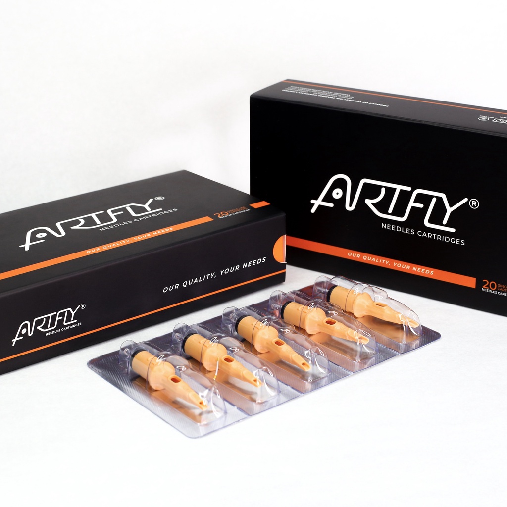 Kim xăm đầu đạn ARTFLY (M1) , hộp 20 cây