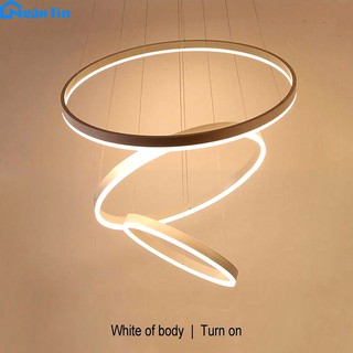 Đèn thả trần led tích hợp trang trí phòng khách Led 3 chế độ màu TH822 Ngân Tin (Tặng kèm remote điều khiển từ xa)