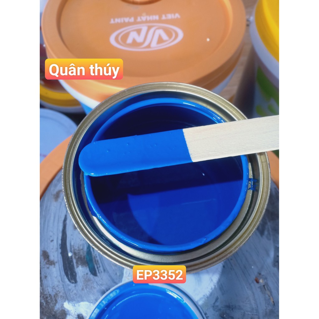 Sơn kẽm Hải Âu Epoxy Màu xanh dương EP3352 (1L) sơn mạ kẽm 2 thành phần