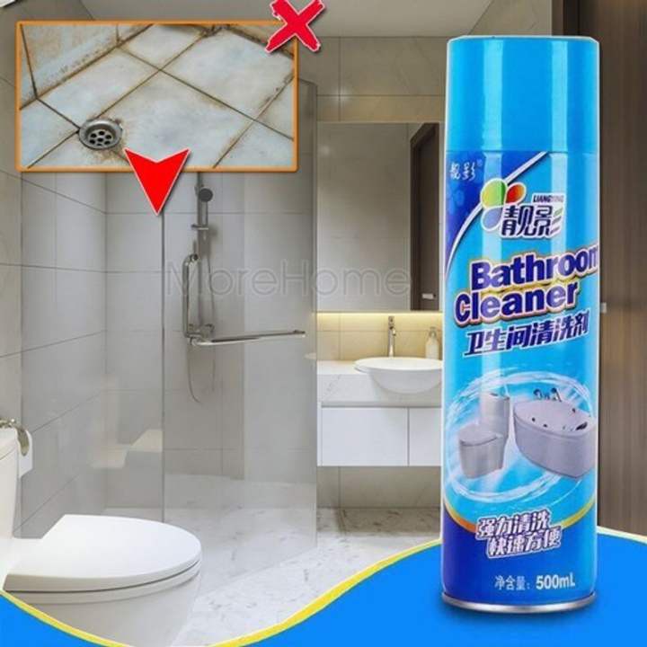 [FREESHIP] Chai xịt tẩy rửa vệ sinh nhà tắm Bathroom Cleaner 500ML - Chai xịt bọt tuyết rửa bồn cầu
