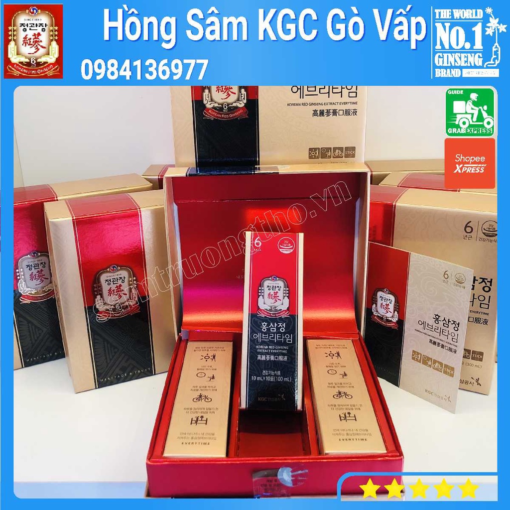 [Tinh Chất]Cao Hồng Sâm Pha Sẵn Extract Everytime Original 30 gói