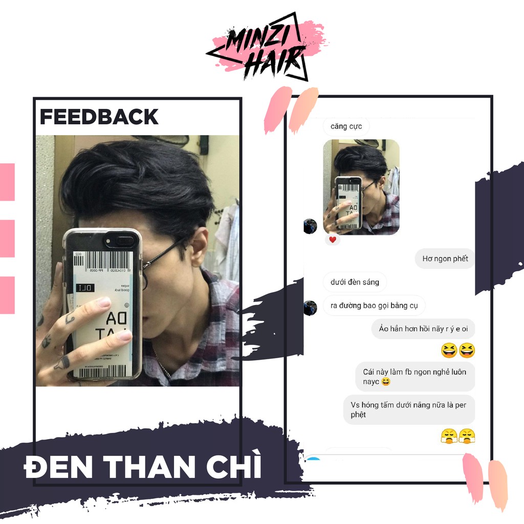 [BEST SELLER]Thuốc Nhuộm Tóc Màu Than Chì - Tặng Ngay Trợ Dưỡng - Không tẩy tóc | BigBuy360 - bigbuy360.vn