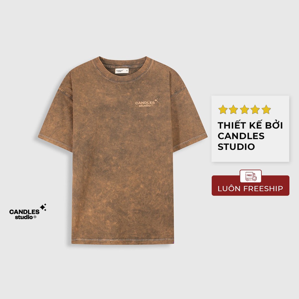 Áo phông unisex basic Candles Studio | BigBuy360 - bigbuy360.vn