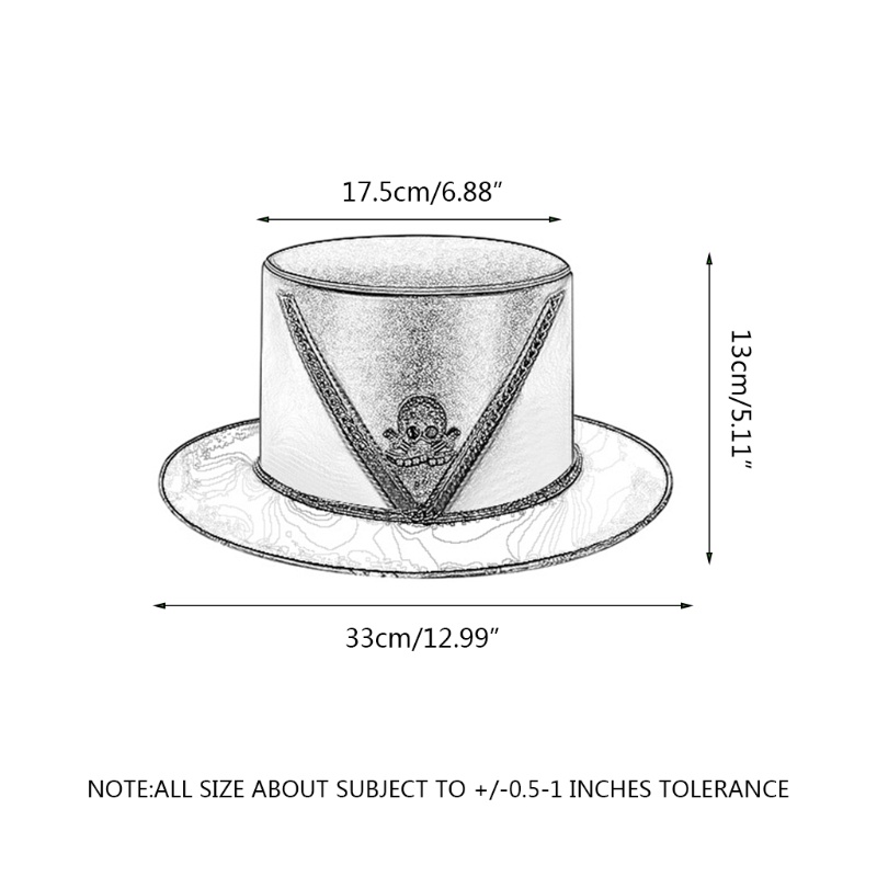 Mũ Bác Sĩ Chất Liệu Da Dùng Để Hóa Trang Dịp Halloween