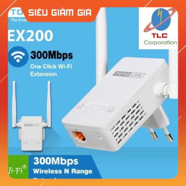 Thiết Bị Phát Wifi Repeater TOTOLINK EX200 Phân Phối Chính Hãng