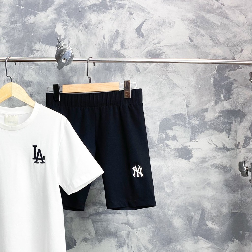 (HÀNG XUẤT XỊN) Quần Legging short đen NY015 M/I/B Black Made in Cambodia full tag code  Size S M L