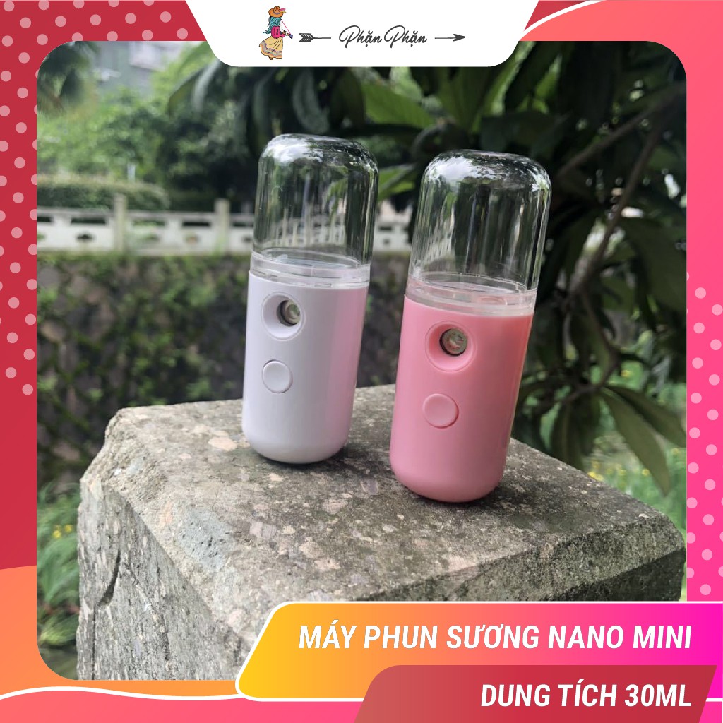 Máy phun sương xịt khoáng nano Kangnian bình xông hơi mặt mini cầm tay làm mát cấp ẩm cho da Phặn Phặn