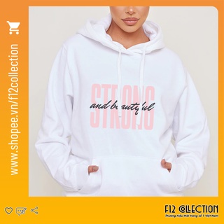 Áo Hoodie nữ giá rẻ STRONG vải nỉ bông đẹp dày dặn F12 Collection HD011