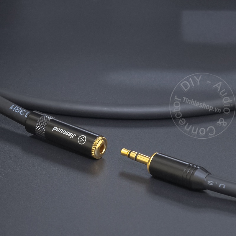 Dây 6.5 ra 3.5 stereo DIY 0.2M đến 3M - 3.5mm female to 6.5mm male TRS