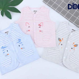 Áo ghile phối kẻ dokma