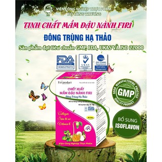 (HÀNG CHÍNH HÃNG)Tinh chất mầm đậu nành FIRI dạng viên (INBOXnhận mã ưu đãi)