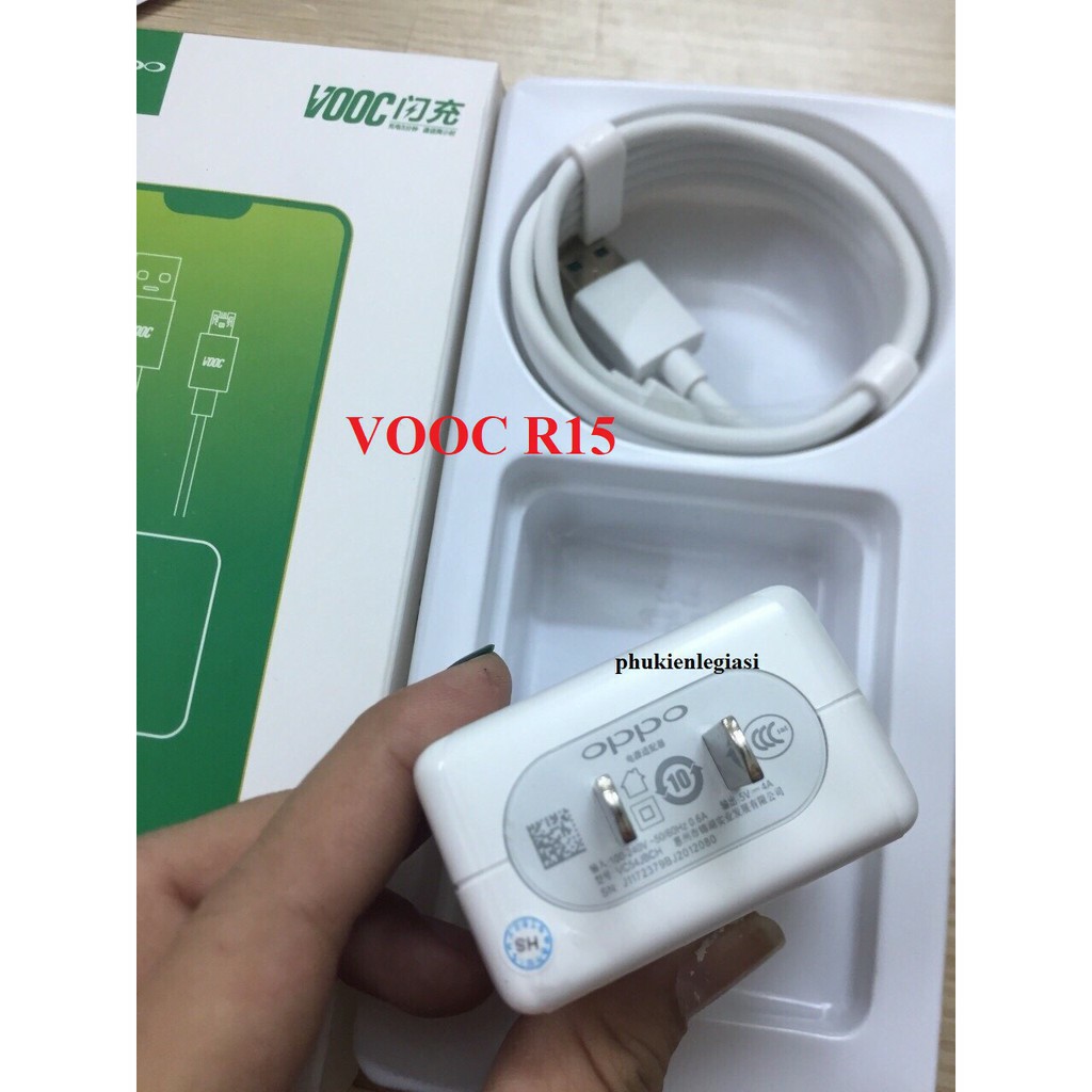 (Cam kết loại xịn)Bộ Sạc Nhanh OPPO VOOC AK779 5V 4A; R15 5V 4A