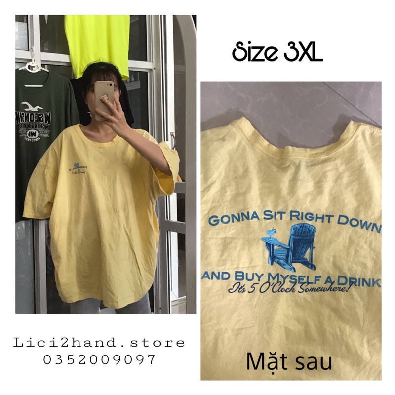 Áo Thun 2hand Vàng