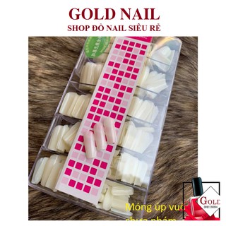 Móng úp chưa nhám màu đục 500 móng