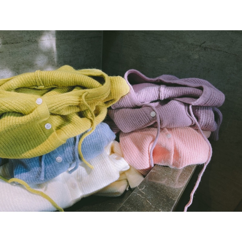 Áo Blod pastel Len - Hoodie nút tháo rời