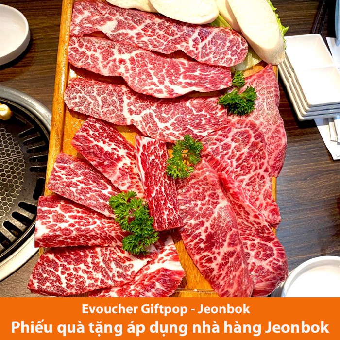 [Mã 159ELSALE hoàn 7% đơn 300K] Hà Nội [Evoucher] Set Buffet Tối tại nhà hàng JEONBOK
