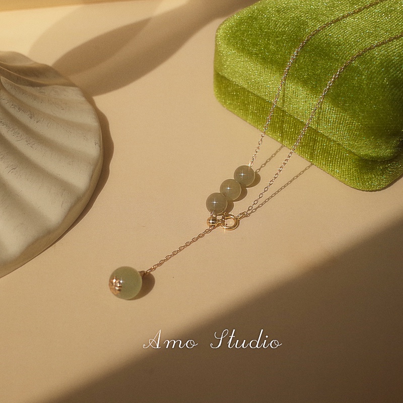 Vòng cổ Mặt Ngọc Bích Thời Trang