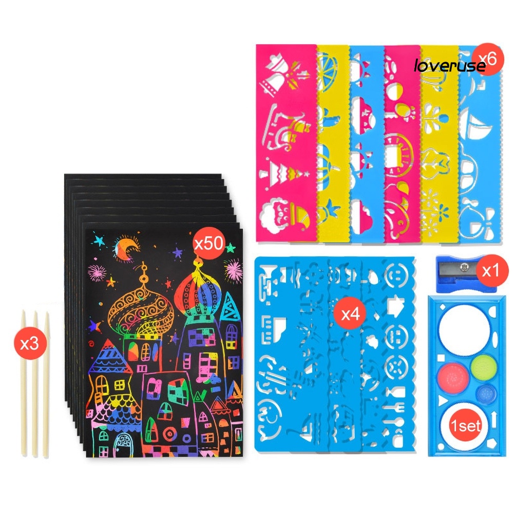 Sách Tô Màu Graffiti Thủ Công DIY Sáng Tạo Cho Trẻ