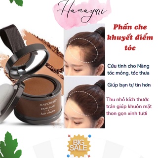 Phấn che khuyết điểm tóc, phấn dặm chân tóc che hói thưa da đầu maycheer