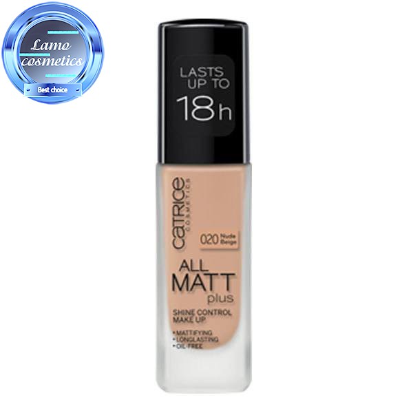 Kem Nền Catrice 18h All Matt Plus Shine Control Make Up Chính Hãng 100%