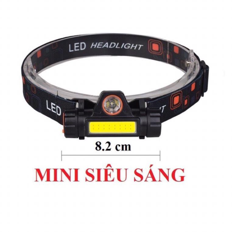 Đèn pin đội đầu 2 bóng TT 101 siêu sáng siêu rẻ kèm pin vạ sạc đồ câu FISHING_HD