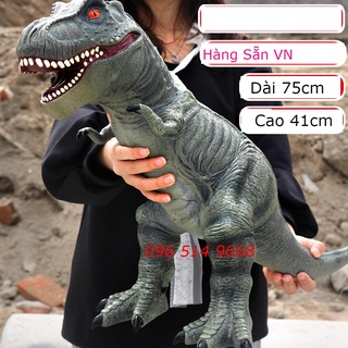 Đồ chơi khủng long t-rex triceratops cỡ lớn mềm mại đầu to cho bé