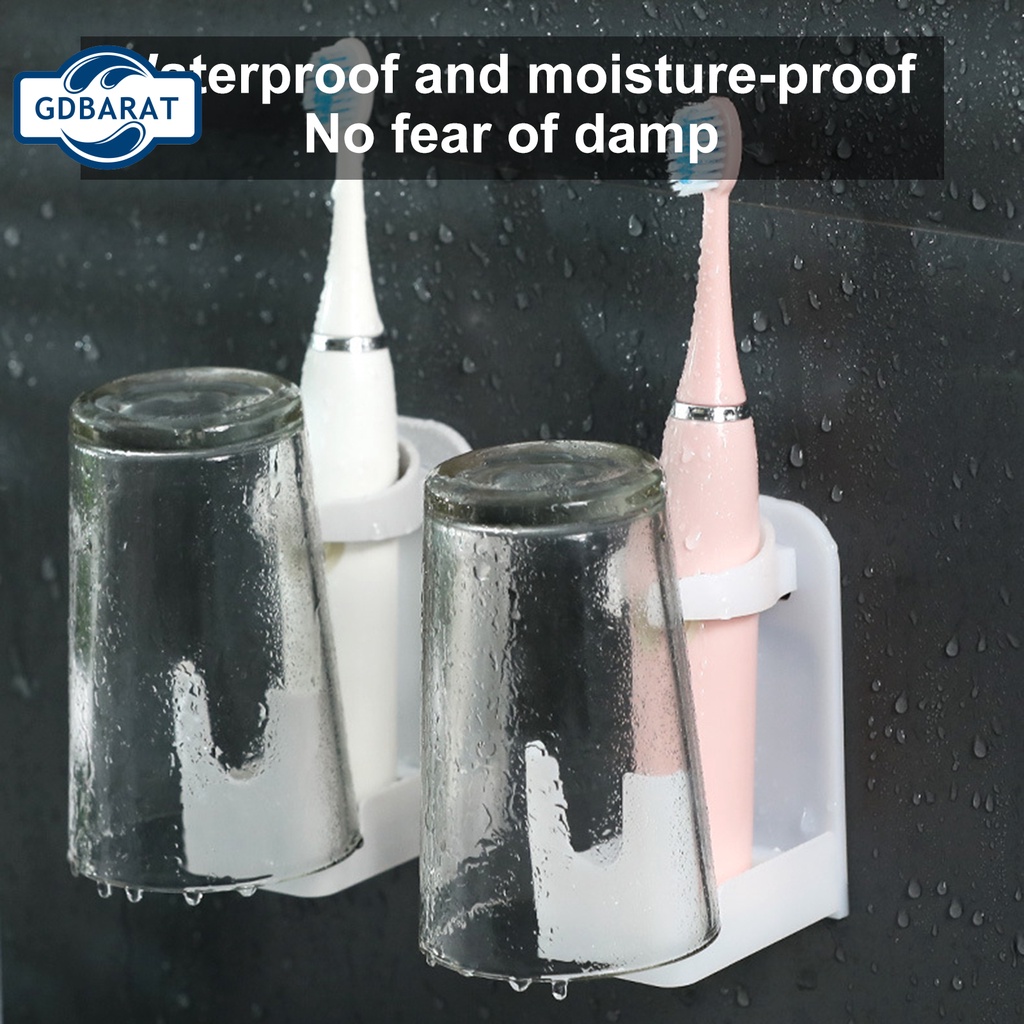 Giá đỡ bàn chải đánh răng điện PP chống trầy tiện dụng