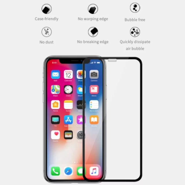 Kính cường lực Iphone X Full CP+ Pro Nillkin chính hãng