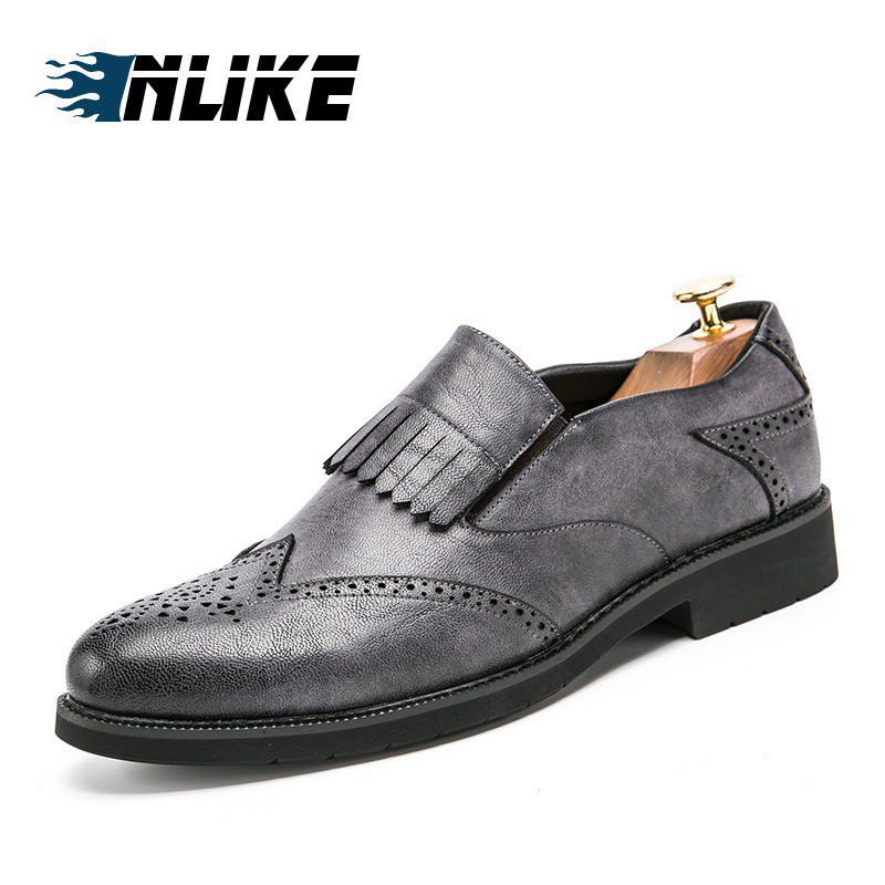 Men's Big Size Brogue Shoes Plus Size Wedding Dress Shoes Men Business Shoes