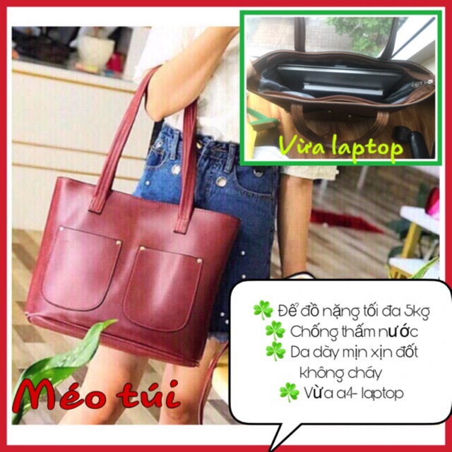 [XẢ LỖ- FREESHIP] TÚI ĐEO VAI BẢN TO VỪA LAPTOP | BigBuy360 - bigbuy360.vn