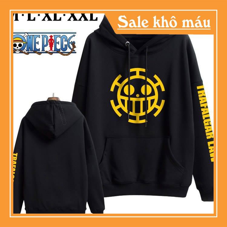 [Xả kho ]Áo hoodie Law One Piece dài tay đẹp siêu ngầu giá rẻ nhất