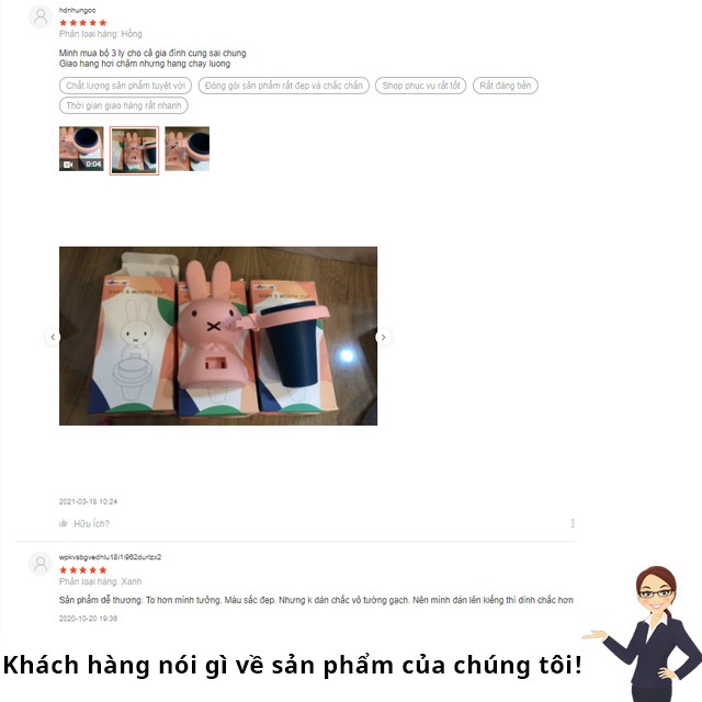 [RẺ NHẤT SHOPEE] Cốc đựng bàn chải, kem đánh răng hình thỏ 13131, siêu dễ thương cho bé, kèm mút dính tường siêu chắc