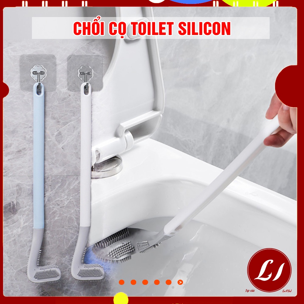 Chổi cọ TOILET SILICON tiện lợi