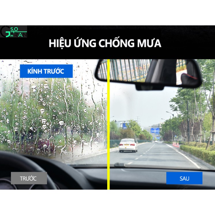 Chai Xịt Kính Chống Nước, Chống Sương Mù Xe Hơi Rundong R0018