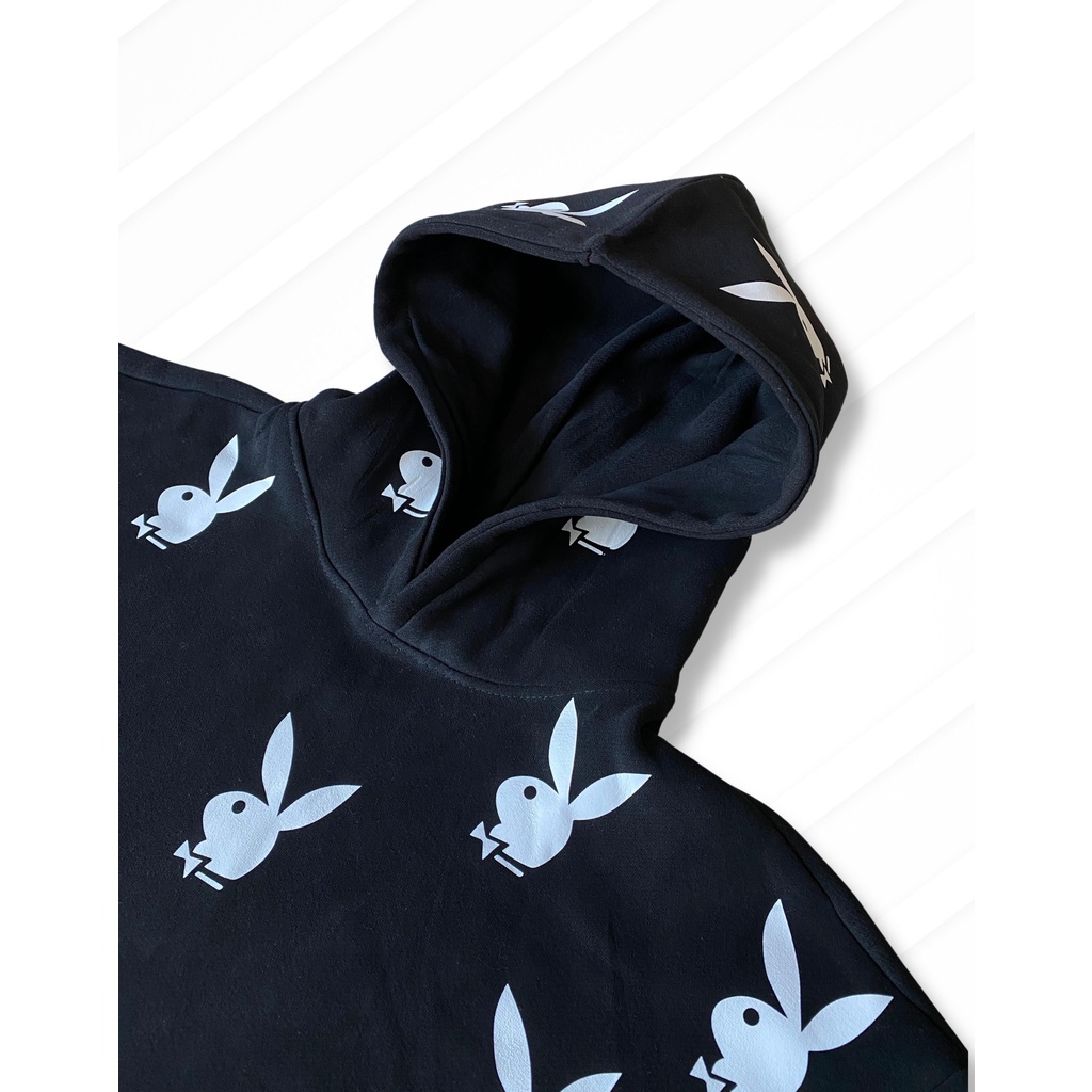 Áo Hoodie Play Boy Form Unisex, Áo Dài Có Mũ Nỉ Bông Play Boy 350gsm dày mịn PLAY1 | BigBuy360 - bigbuy360.vn