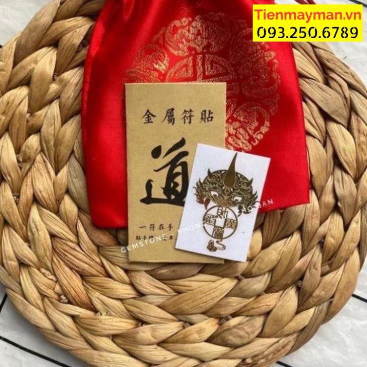 {HÀNG CÓ SẴN} BỘ 4 MIẾNG DÁN ĐIỆN THOẠI LINH PHÙ MAY MẮN TÀI LỘC