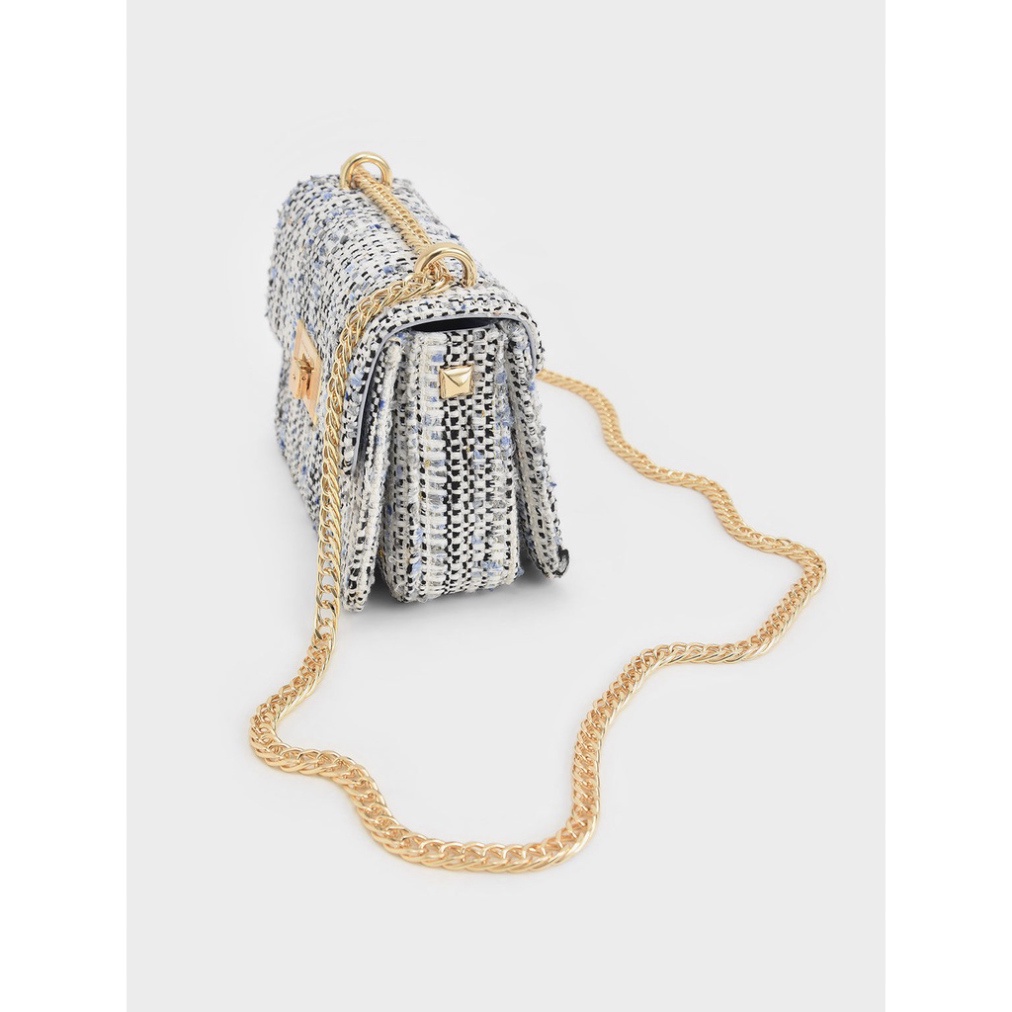 Túi CNK vài tweed mẫu limited full box nam châm hàng chuẩn store cao cấp Store