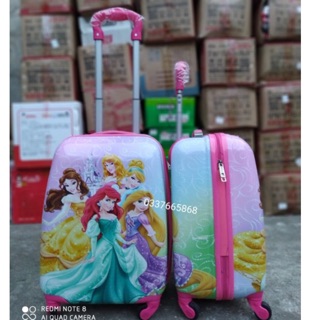 VALI KÉO 5 CÔNG CHÚA DISNEY IN 2 MẶT CHO BÉ GÁI