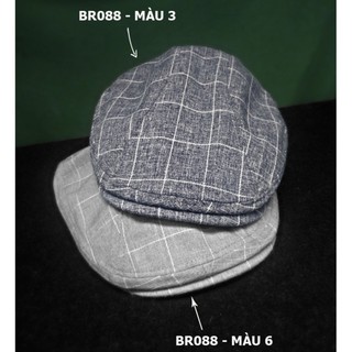 Mũ Beret Nam Cao Cấp Phong Cách Cổ Điển Anh Sbr88 - Nhiều Size, Nhiều Màu - THEMENSHOP Official
