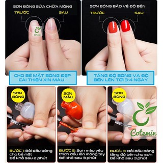 Sơn móng tay MAYCREATE set 6 chai sơn lột