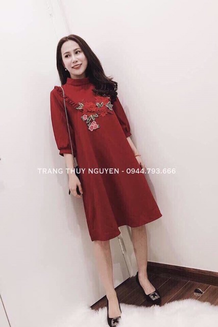 Váy Hoa Đỏ | BigBuy360 - bigbuy360.vn