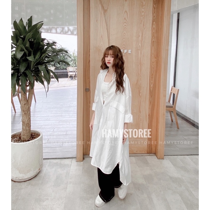 POCKET SHIRT - SƠ MI DÁNG DÀI FORM RỘNG