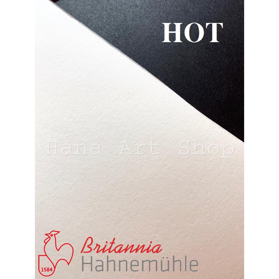 Giấy Vẽ Màu Nước Hahnemuhle Britannia- 300gsm - 25% Cotton