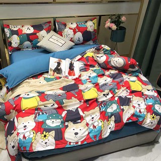 Bộ chăn ga gối vỏ chăn Cotton Poly