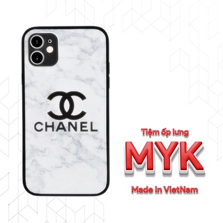Ốp lưng logo VERSACE hình đá trắng cẩm thạch cho Iphone 5 6 7 8 Plus 11 12 Pro Max X Xr BRD20210212