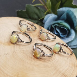 {FREE SIZE} Nhẫn bạc đính Hạt đặc biệt, mặt đổi màu, hợp tất cả các mệnh- KIỂU 3 -Bạc 925