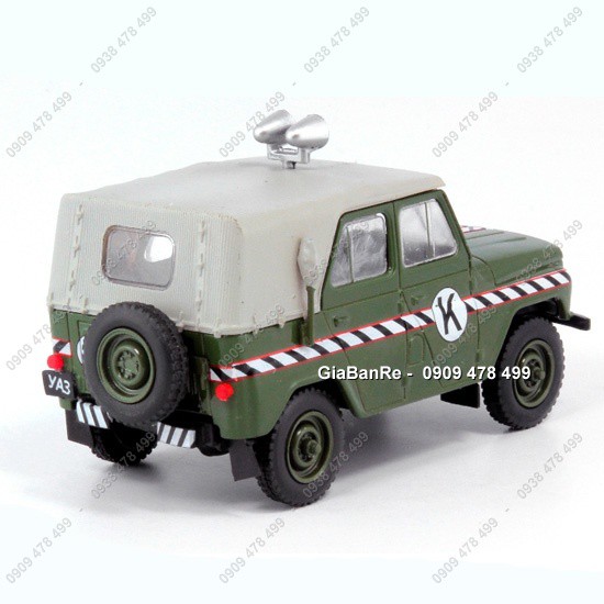 Xe Mô Hình Chi Tiết Xe Quân Sự Chỉ Huy UAZ-469 - K - Tỉ Lệ 1:43 - 4325.2